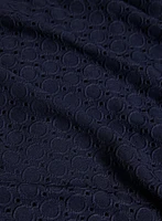 Eyelet Midi Dress