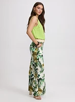 Olivia Leaf Print Pants