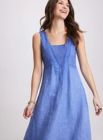 Linen A-Line Dress