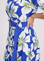 Floral Shirt Dress