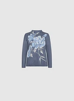 Floral Print Pullover