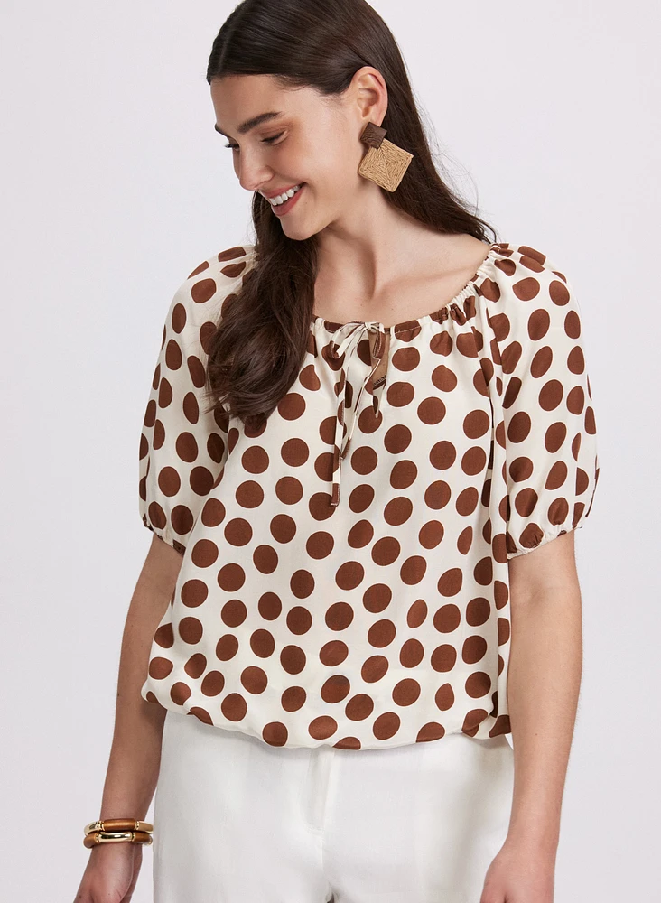 Polka Dot Blouse