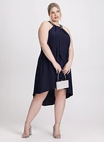 Beaded Halter Neck Dress