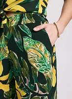 Olivia Palm Print Pants