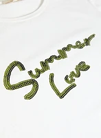 Sequined Script T-Shirt