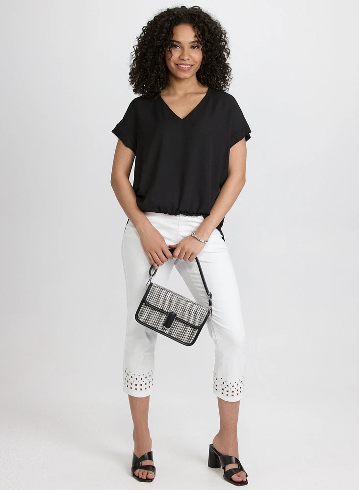 Bubble Hem Blouse