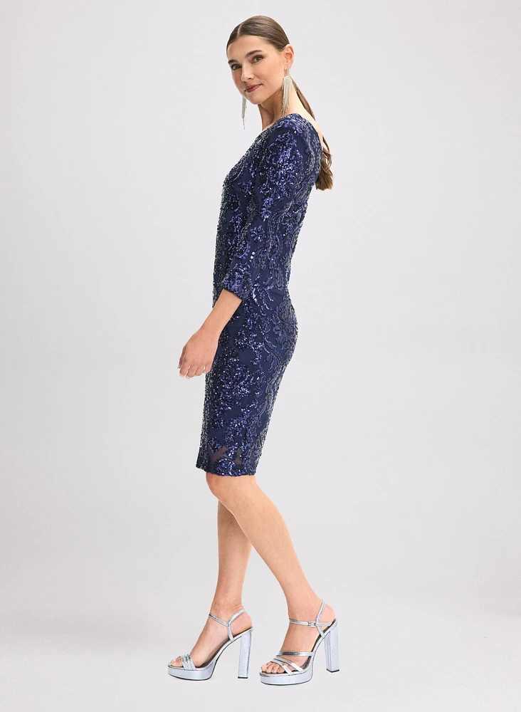Sequin Pattern Dress