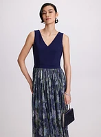 Mesh & Jersey Dress