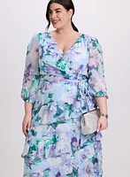 Tiered Floral Dress