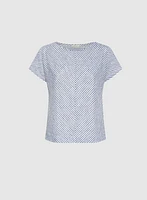 Striped Drop Shoulder Top