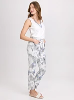 Tropical Pull-On Pants