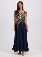 Floral Embroidered Dress