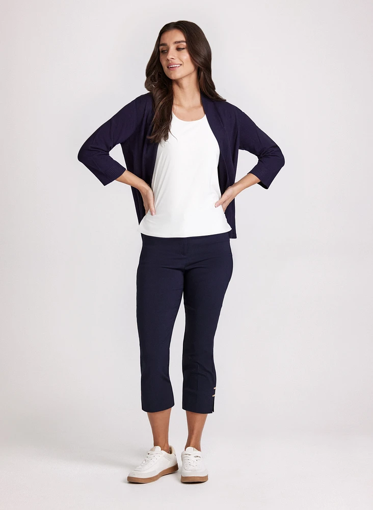High-Rise Bengaline Capris