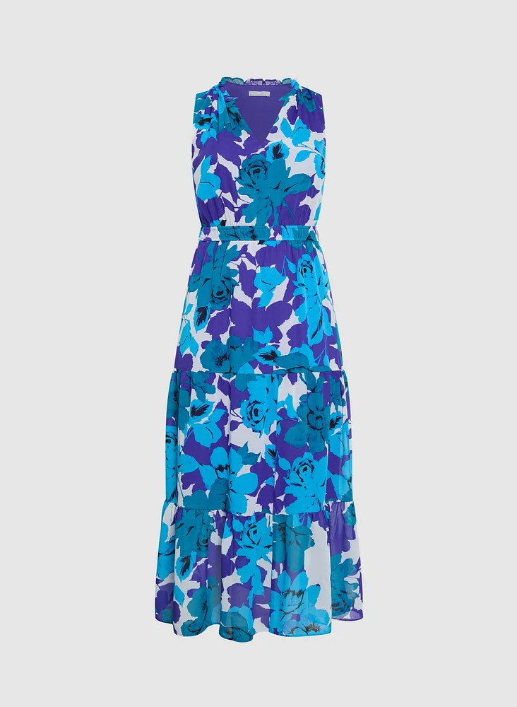 Robe maxi florale