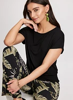 Smocked Waist T-Shirt