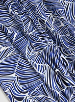 Leaf Print Pull-On Pants
