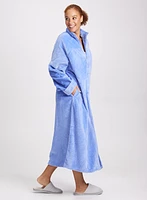 Robe de chambre matelassée à fermeture éclair