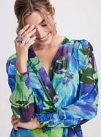 Floral Mesh Dress
