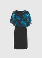 Floral Capelet Dress