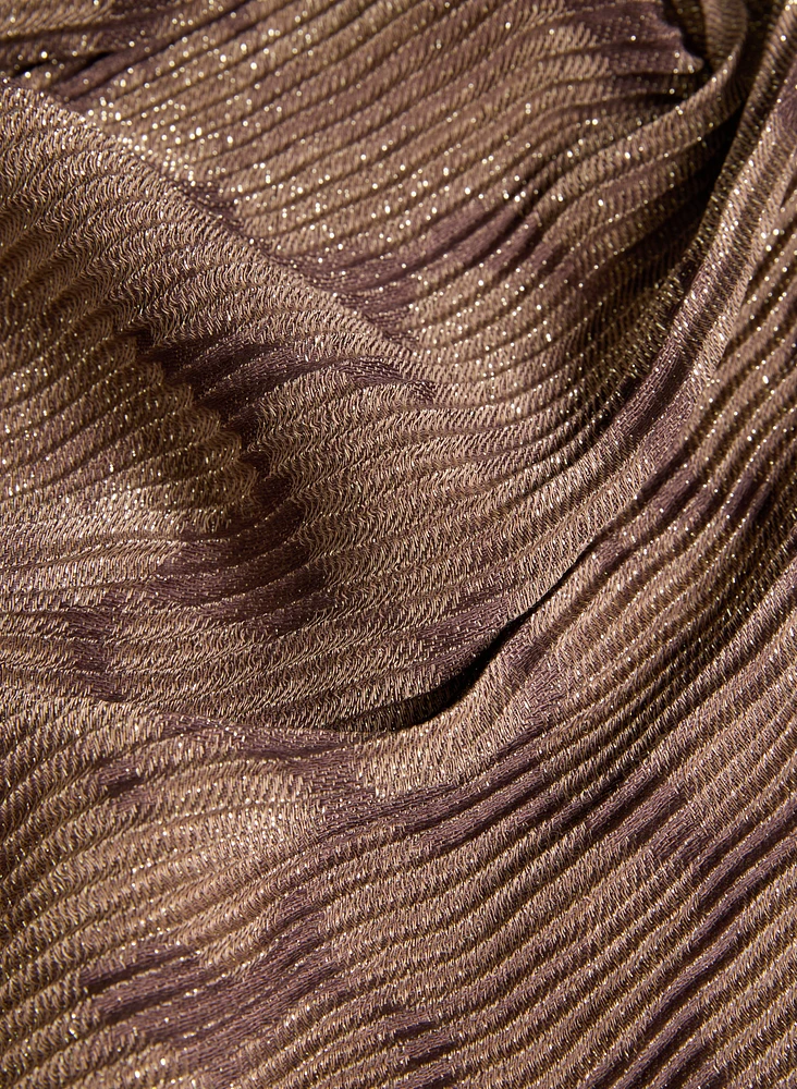 Foulard métallique à motif animal