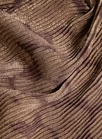 Foulard métallique à motif animal