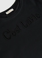 T-shirt à lettrage
