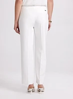 Twill Straight-Leg Pants