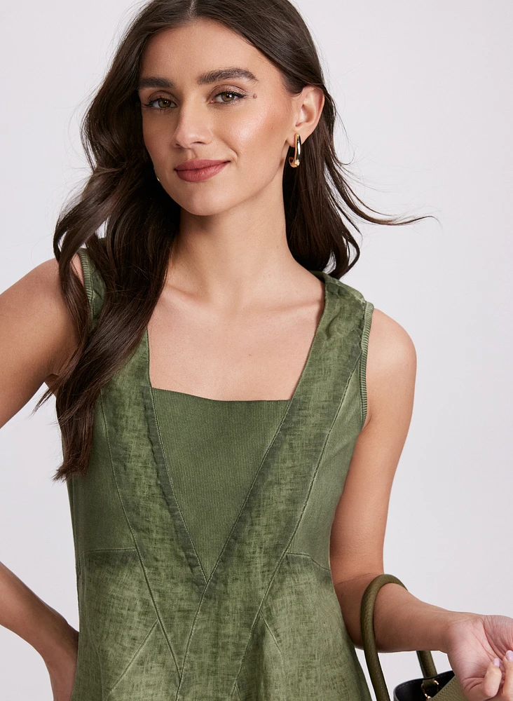 Linen Midi Dress