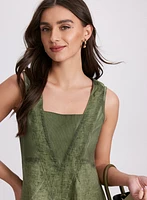 Linen Midi Dress