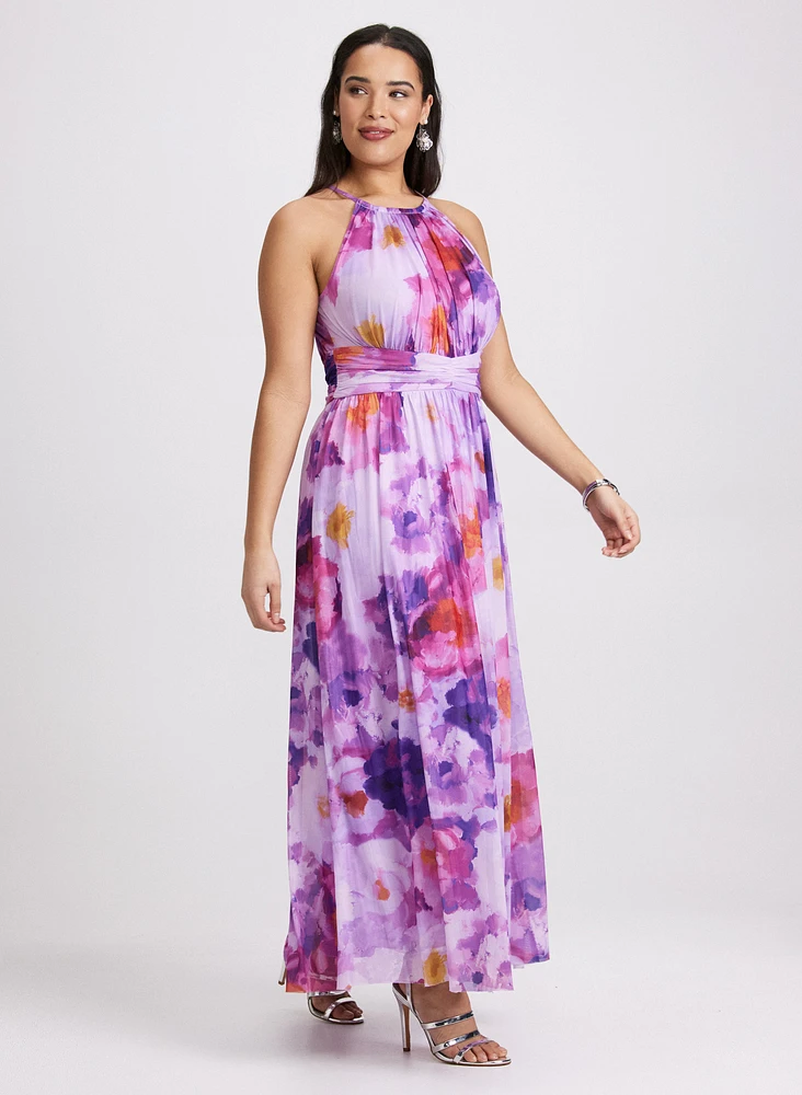 Floral Chiffon Dress
