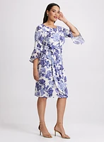 Floral Wrap Dress