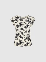 Floral Bubble Knit Top