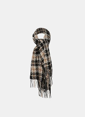 Foulard à motif de carreaux