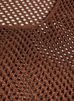 Lurex Open Knit Sweater