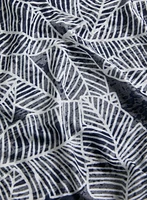 Knotted Leaf Print Top