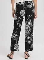 Floral Wide-Leg Pants