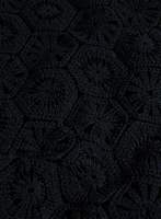 Crochet Trim Dress