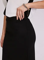 Peplum Panel Pencil Skirt