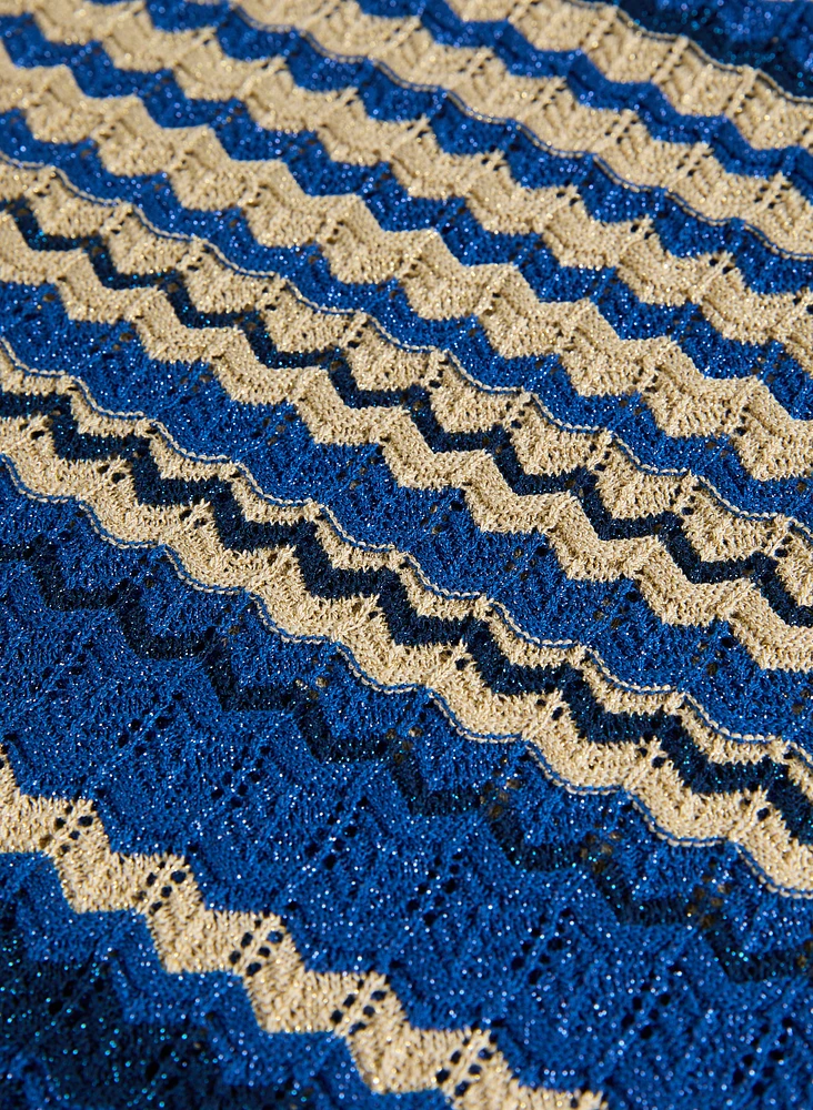 Lurex Striped Knit