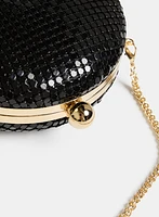 Pochette ronde métallique