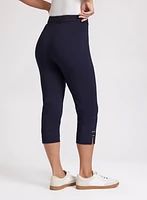 High-Rise Bengaline Capris