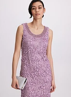 Soutache Embroidered Dress & Jacket Set