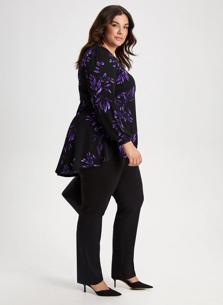 Mia Zip Detail Pants - Regular