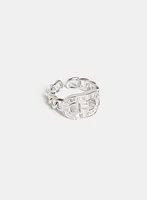 Bague à maillons de chaine