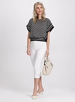 Geometric Print Top