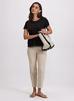 Crochet Trim T-Shirt