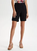 Cuffed Tab Detail Shorts