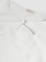 Cutout Detail Sleeveless Top