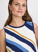 Striped Sleeveless Top