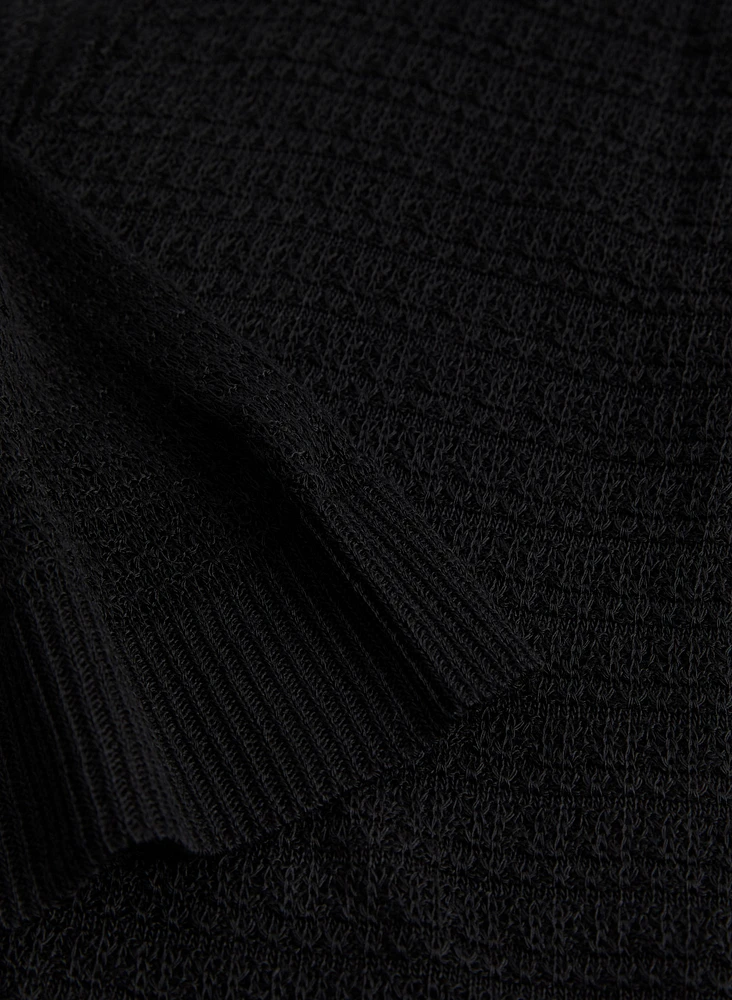 Pointelle Knit Bolero